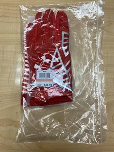 Under Armour MEN'S Pro Football Gloves Red/Silver/White BRAND NEW 3xlarge XXX - Picture 1 of 8