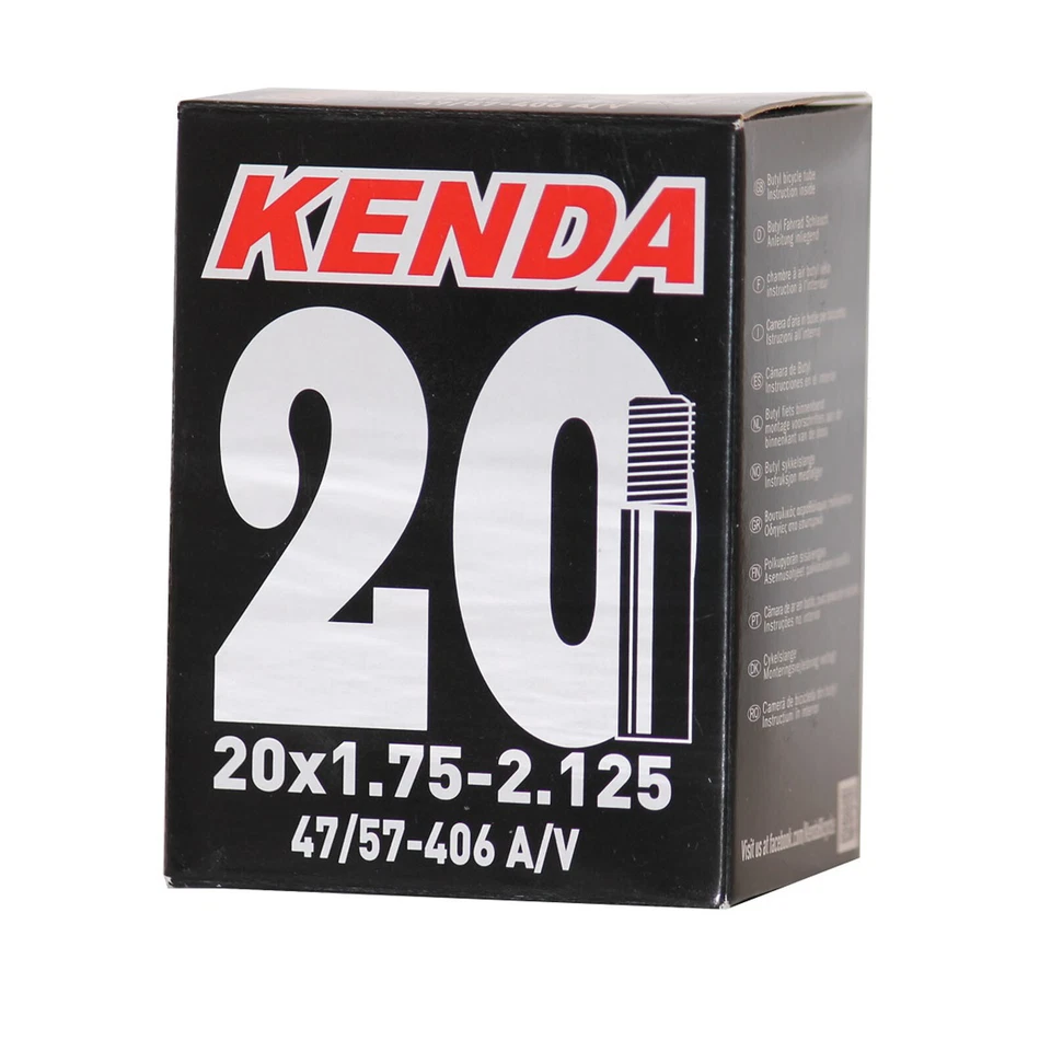 Kenda BMX Schlauch 20" Autoventil AV 20x1.75/2.125 47/57-406 Fahrradschlauch