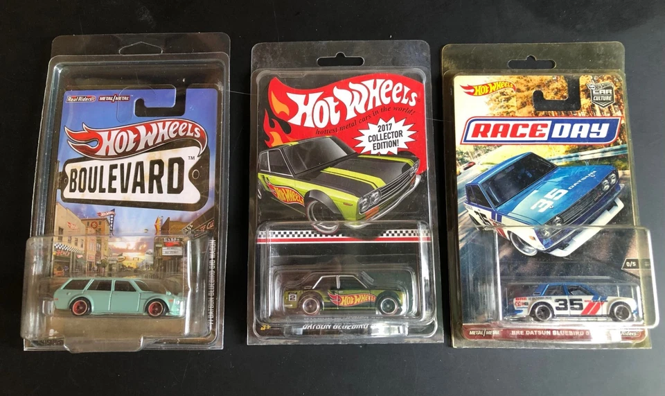 Hot Wheels Datsun Bluebird 510 collector's edition variants, new, FREE POSTAGE - image 1 of 1