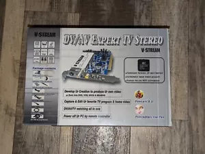V-Stream DV/AV EXPERT TV STEREO TUNER CAPTURE PCI CARD VS-TV883DV-PRO KWorld - Afbeelding 1 van 5