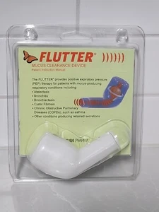 Dispositivo de eliminación de moco Flutter para asma EPOC bronquitis y fibrosis quística NUEVO - Imagen 1 de 1