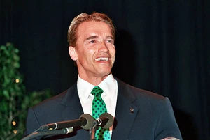 Arnold Schwarzenegger at ShoWest in Las Vegas, Nevada, USA 1993 Old Photo 13 - Bild 1 von 1