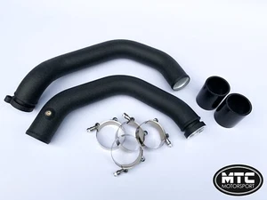 MTC MOTORSPORT BMW M3 F80 S55 ENGINE ALUMINIUM CHARGEPIPE KIT CHARGE PIPES M4 - Picture 1 of 10