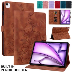 Schutz Hülle Für iPad 7/8/9/10/11.Gen A16 Air 4 5 6 Pro 11 13 Leder Tasche Cover - Picture 1 of 65