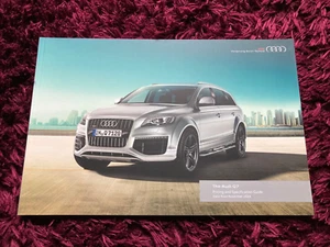 Audi Q7 SUV Brochure 2015, emissione UK, datata novembre 2014 - Foto 1 di 1