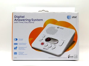 NEW AT&T Digital Answering System With Time and Day Stamp (1740) - White - Picture 1 of 5