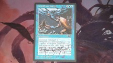 1X Tidal Control Alliances NM/EX French SIGNED MTG CARD