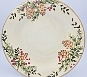Platos de cena de Navidad aptos para lavavajillas Target Home PINE & BERRIES - Imagen 1 de 10