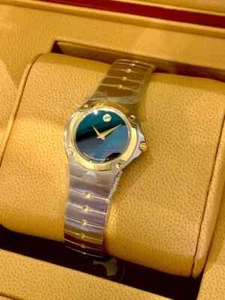 Movado Sports Edition S.E. Petite SPORTS edition Ladies - Gold Tone & Steel - Picture 1 of 1