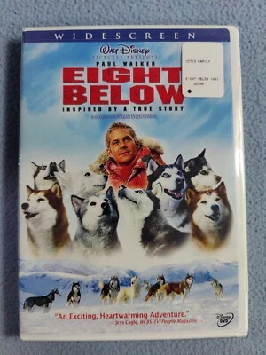 NEW SEALED DISNEY'S EIGHT BELOW WIDESCREEN EDITION DVD PAUL WALKER - Image 1 of 2