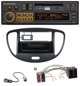 Pioneer DAB MP3 USB Bluetooth Autoradio für Hyundai i10 (2008-2013) schwarz - Bild 1 von 10