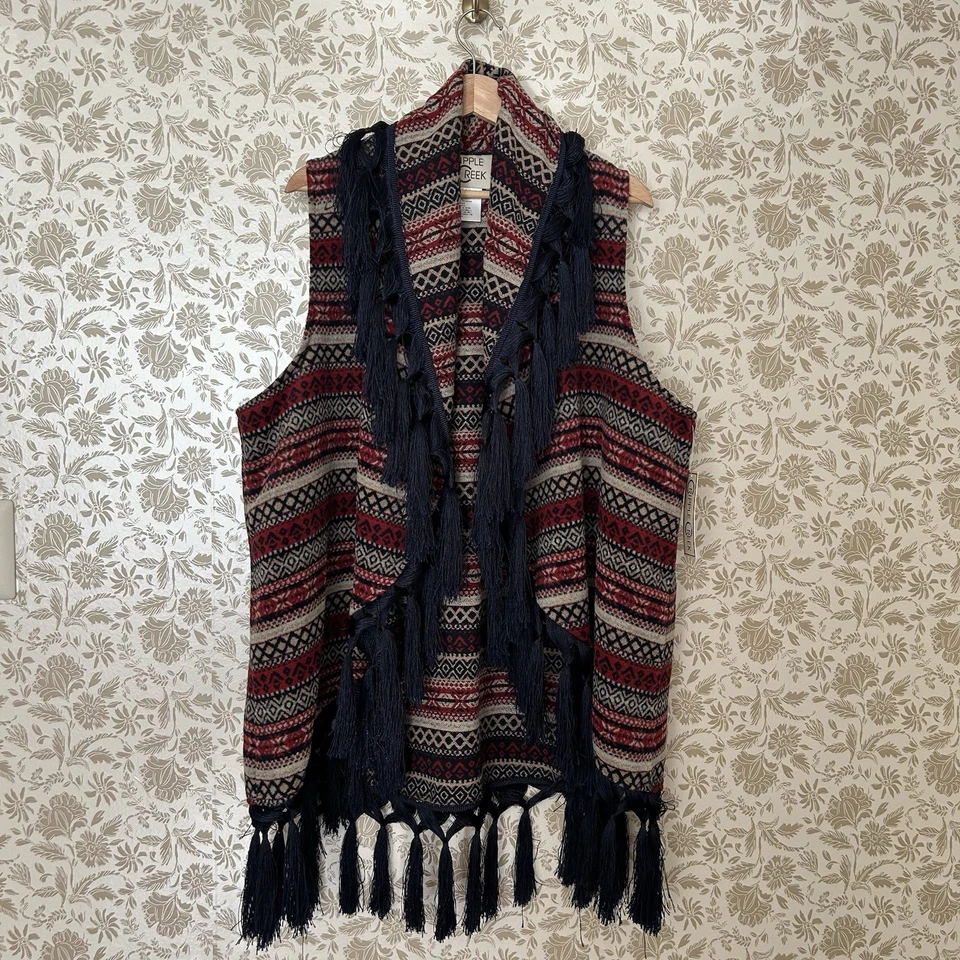 NWT Cripple Creek Western Fringe Vest XXLNWTSouthwest Boho Cowboy Vibes - Image 1 of 4