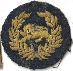 King's Own Royal Border Regiment : Woven Cloth Beret Badge. NCOs? As worn? - Picture 1 of 2