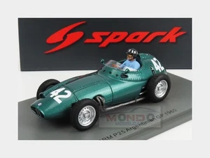 1:43 SPARK Brm F1 P25 #42 Argentine Gp 1960 G.Hill Green Met S5727 - Foto 1 di 2