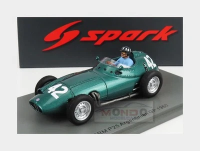 1:43 SPARK Brm F1 P25 #42 Argentine Gp 1960 G.Hill Green Met S5727 - Immagine 1 di 2