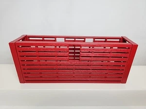 1990s Vtg ERTL 1/64 Farm Country Red Corn Crib Complete HTF 7" x 2.75" x 1.5" - Picture 1 of 7