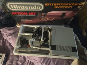 Juego de acci&oacute;n NES completo en caja Super Mario Bros/Duck Hunt Nintendo