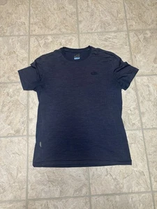 Icebreaker Merino 150 Tech Menms Gray Short Sleeve Shirt Size Medium - Picture 1 of 6
