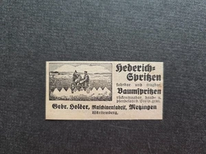 Werbung - Maschinenfabrik Holder, Metzingen - Foto 1 di 1