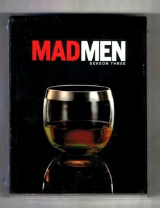 SEALED NEW 4-Disc DVD Set: MAD MEN Season 3 Three Jon Hamm, Bonus Features W/S - Imagen 1 de 7