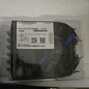 Corning CCH-CS12-A9-P00RE Pigtailed Splice Cassette 12 F, LC-DUP SM,OS2, UPC NEW - Photo 1/4