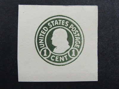 nystamps US Cut Square Stamp # U420a Mint H $100         N21x4272 - Image 1 of 2