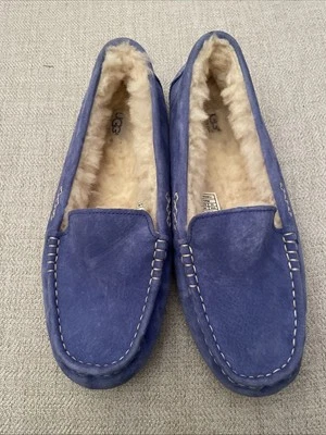 Zapatos cómodos UGG Ascot para mujer talla 10 sin cordones azules Foto 1 de 4
