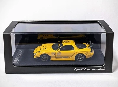 Accensione Modello 1/43 Mazda RX-7 FD3S RE Amemiya Giallo Diecast Model Car... - Immagine 1 di 4