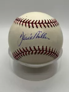 Damian Miller Diamondbacks Cubs Brewers Signed Autograph OMLB Baseball PSA DNA - Picture 1 of 2