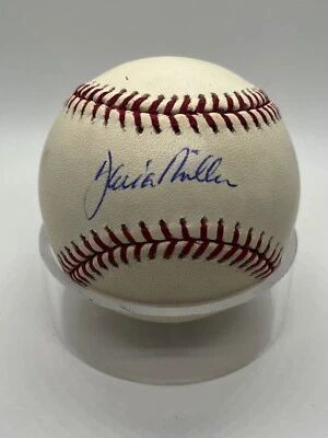 Damian Miller Diamondbacks Cubs Brewers Signed Autograph OMLB Baseball PSA DNA - Image 1 of 2