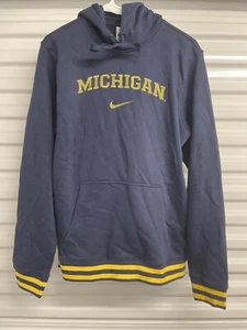 Nike Baumwolle Michigan Wolverines Retro Vlies Hoodie ALLE GRÖSSEN DR3438-419 - Bild 1 von 2