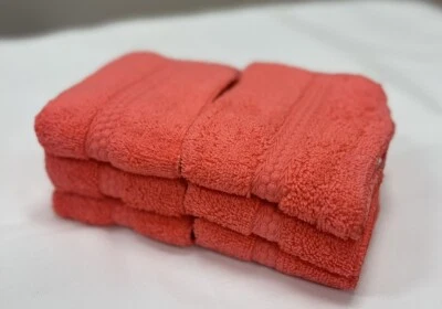 Nuevos paños suaves y esponjosos de 6 piezas - coral brillante Foto 1 de 3
