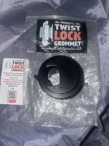 Twist Lock Grommet (Black) Cable, Wire, Cord Management - Self Locking Gromme... - Picture 1 of 8
