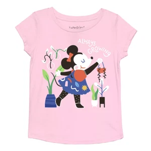 Girls Size 5 Jumping Beans Minnie Mouse Plants Tee - Picture 1 of 4