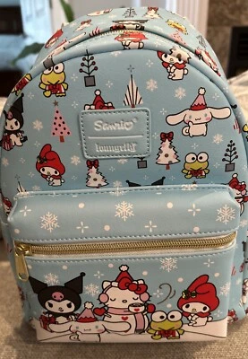 Mochila de Navidad Loungefly Hello Kitty nueva con etiquetas Foto 1 de 4