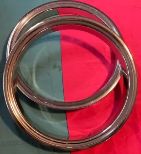 Lot 2 OEM 1988-2002 Chevy GMC 2500 3500 Pickup Truck Van 16" Trim Rings Beauty - Picture 1 of 13