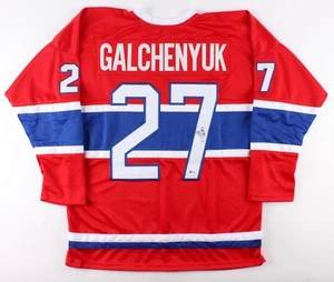 Alex Galchenyuk Signed Canadiens Jersey(Beckett) 3rd overall pick,2012 NHL Draft - Picture 1 of 5