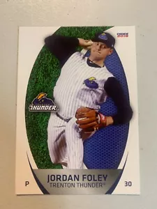 Jordan Foley 2018 Trenton Thunder Team Card - Picture 1 of 1