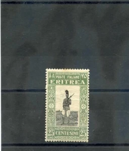 ERITREA Sc 123 (MI 157a)**F-MUY BUENO NH 1930 25c VERDE Y NEGRO $27 - Imagen 1 de 1