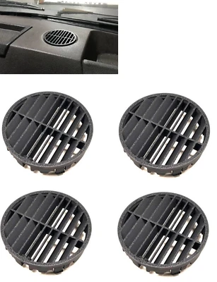 LAND ROVER RANGE ROVER CLASSIC 1970-94 HARD DASH DEMISTER VENT TEXTURE BLACK SET - Image 1 of 4