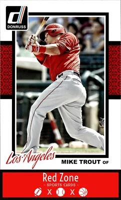 2014 Donruss - #301 Mike Trout NM/NM+. - Image 1 of 2