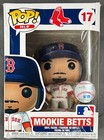 MLB Funko Pop Figure Mookie Betts #17 in White Red Sox Uniform! New, Damaged.