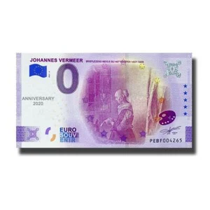 2021-4 Netherlands PEBF Ann. Johannes Vermeer Euro Souvenir Banknote Euro Schein - Picture 1 of 1
