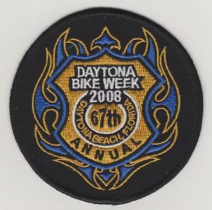 2008 Daytona Beach FL 67th Bike Week Motorcycle Event Iron On Patch *New* #482 - Picture 1 of 1