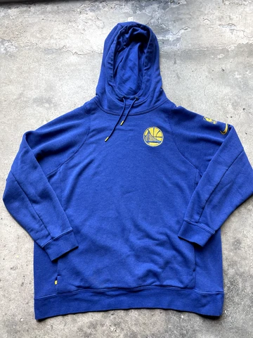 Golden State Warrios Sweater Adults Large Blue Hoodie NBA Lightweight Cover