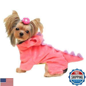 DELIFUR Dinosaur Dog Halloween Costume Pet Dino Hoodie for Large Dogs (3XL, P - Picture 1 of 5