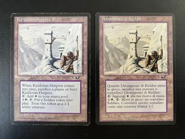 MTG- Kjeldoran Outpost x2 - Alliances (One is Foreign) - Image 1 of 1