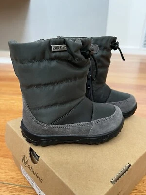 Nuevas Botas de Invierno Naturino Niños Poznurr Niño Pequeño Talla 5t/21 Euro Impermeables Foto 1 de 4