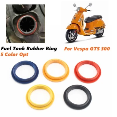 Motorcycle Accessories Soft Rubber Scooter Fuel Tank Ring Protection For GTS 300 - Image 1 of 4