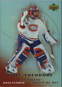 2005-06 McDonalds Upper Deck Canadiens Hockey Card #35 Jose Theodore